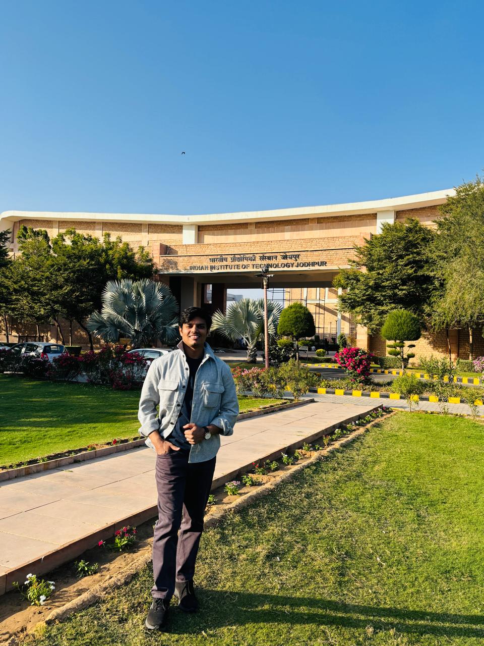 Gulshan at the IIT Jodhpur campus